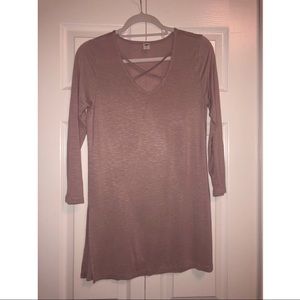 Light pink / dusty rose tunic
